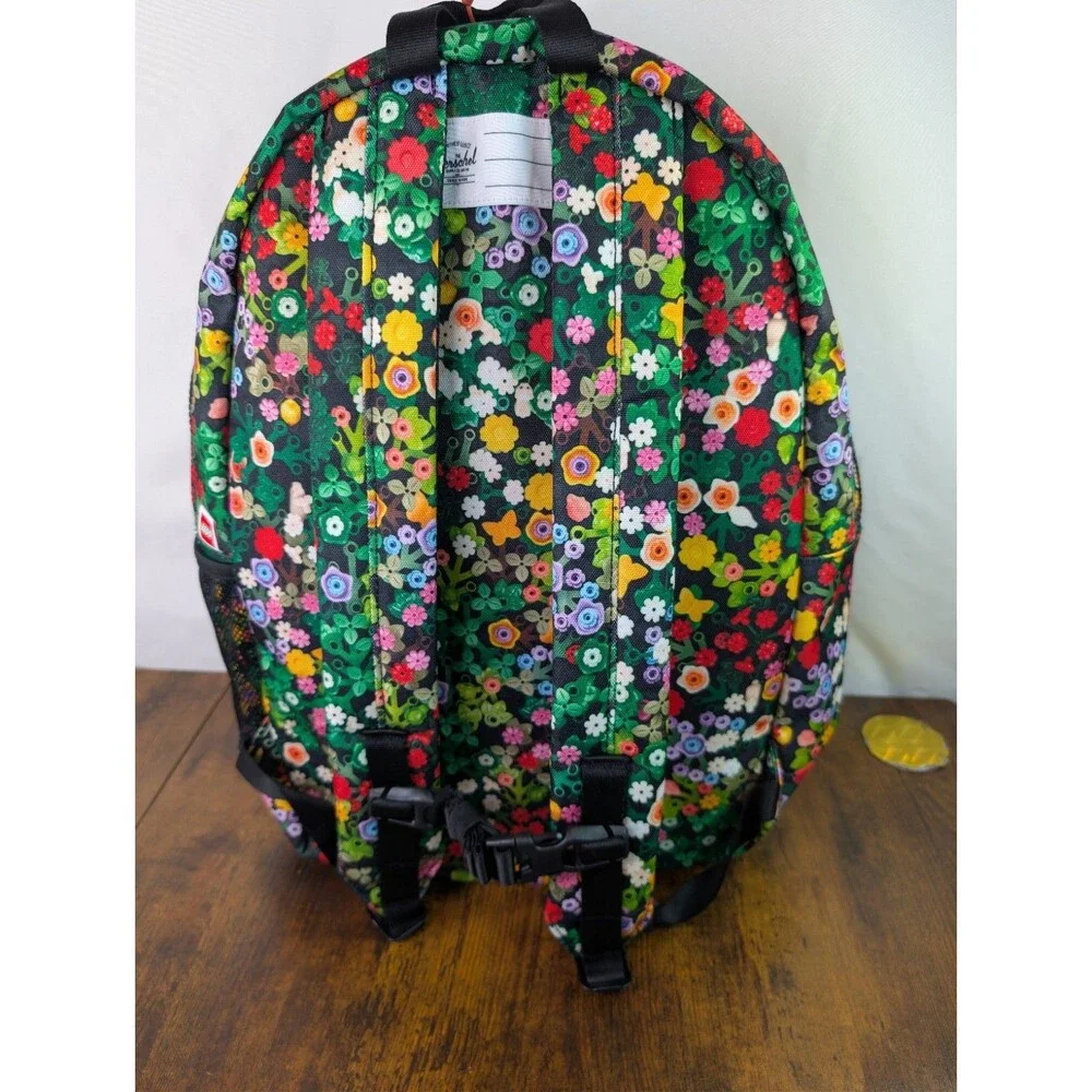 LEGO Herschel Heritage Youth Backpack Scavenger Hunt Meadow Floral NWT